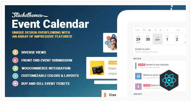 Stachethemes Event Calendar - WordPress Events Calendar Plugin
