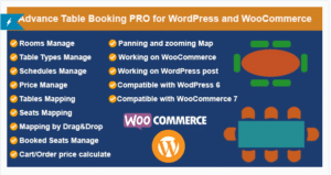 Restaurant Reservation - Table Booking with Seat Reservation for WooCommerce