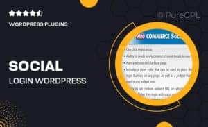 Social Login - WordPress / WooCommerce Plugin