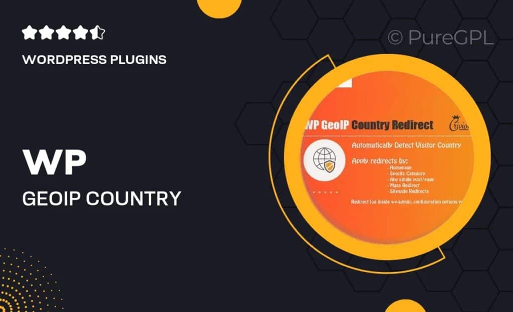 WP GeoIP Country Redirect