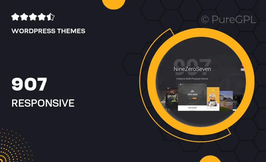 907 - Responsive Multi-Purpose WordPress Theme
