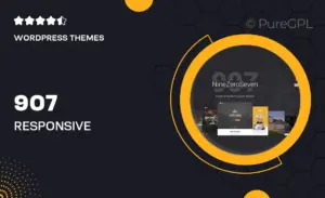 907 - Responsive Multi-Purpose WordPress Theme