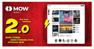 Mow - Blog & Magazine WordPress Theme