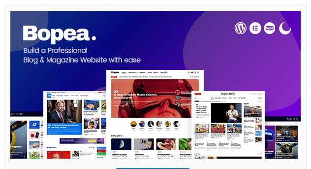 Bopea - Newspaper & Magazine WordPress Theme