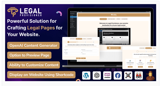 Legal Provisioner - OpenAI Content Generator for Legal Pages WordPress Plugin