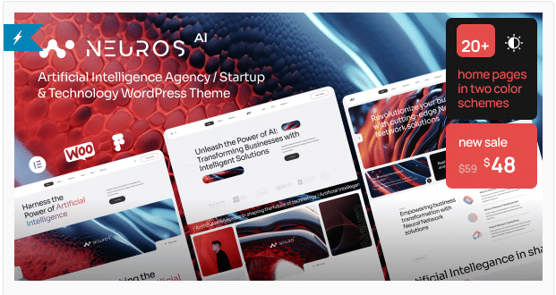 Neuros | AI Agency & Technology WordPress Theme