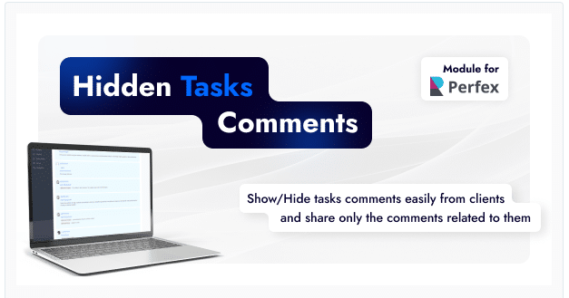 Share / Hide Task Comments Module for Perfex CRM