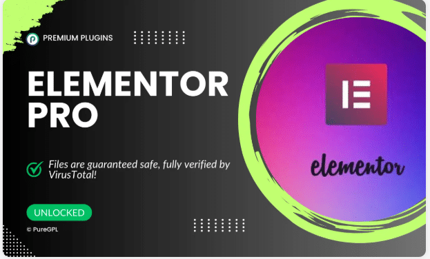 Elementor Pro – WordPress Page Builder + Translation + Kit Library
