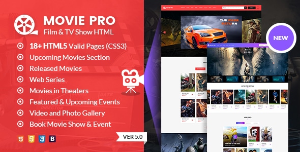 MoviePro - Movie & TV Show WordPress Theme