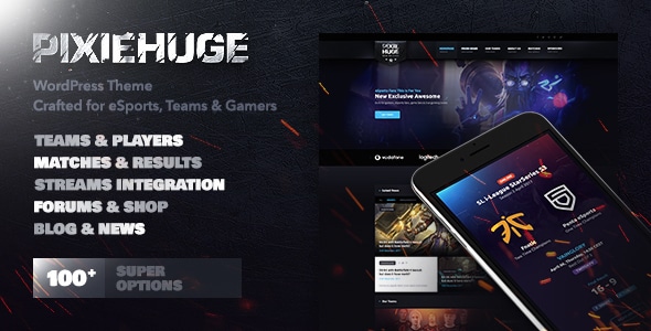 PixieHuge - WordPress Video Theme
